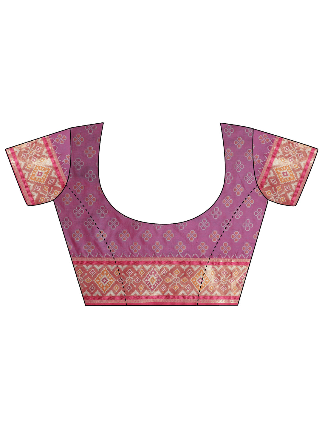 Blue Woven Design Silk Saree With Unstitched Blouse Piece
