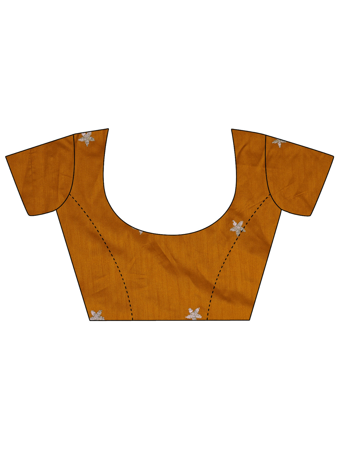 Yellow Embellished Crepe Saree With Unstitched Blouse Piece