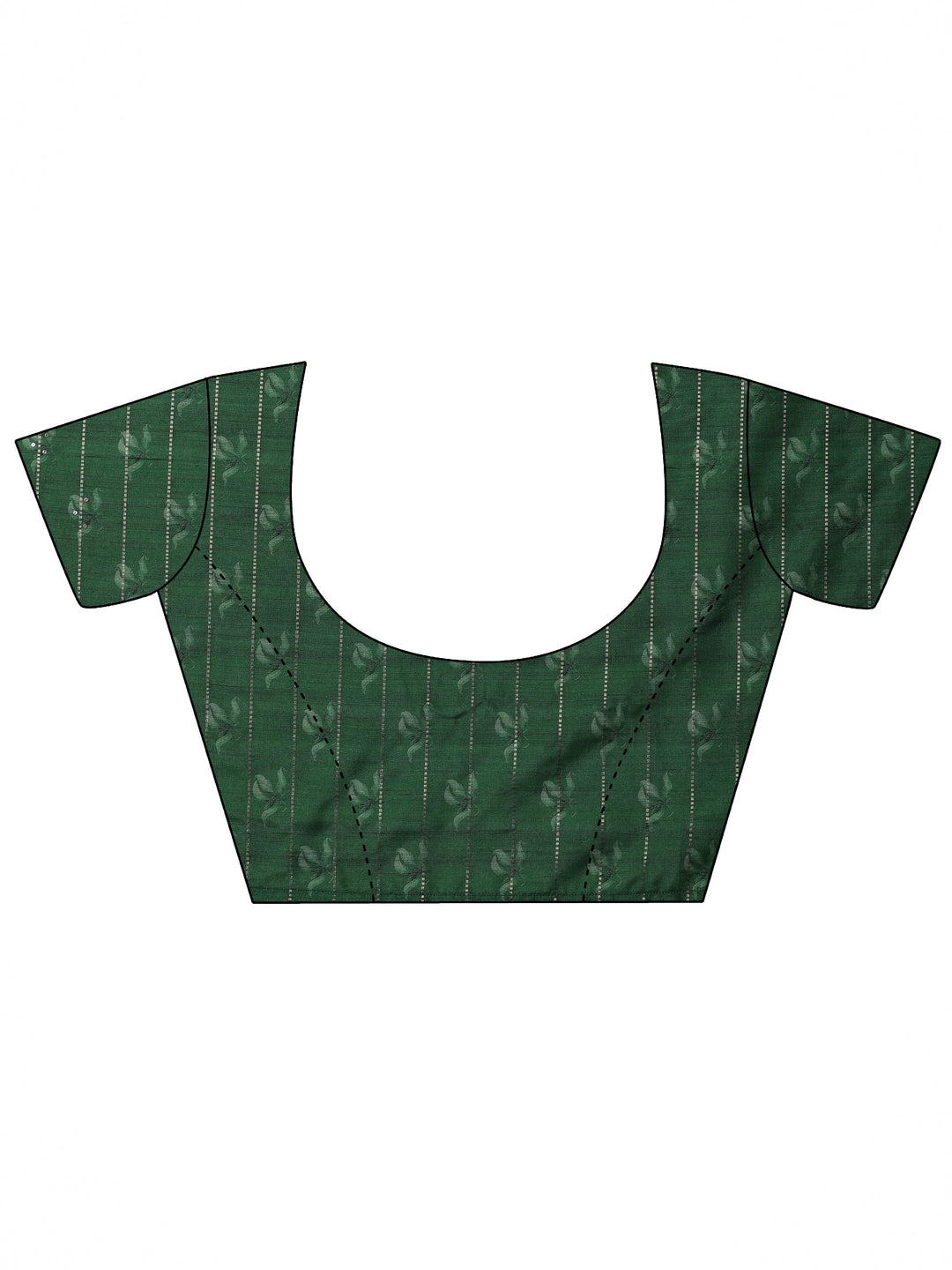 Beige Printed Silk Blend Saree With Unstitched Blouse Piece