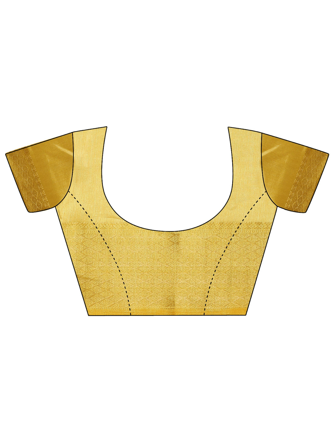 Yellow Embroidered Banarasi Silk Blend Saree With Unstitched Blouse Piece