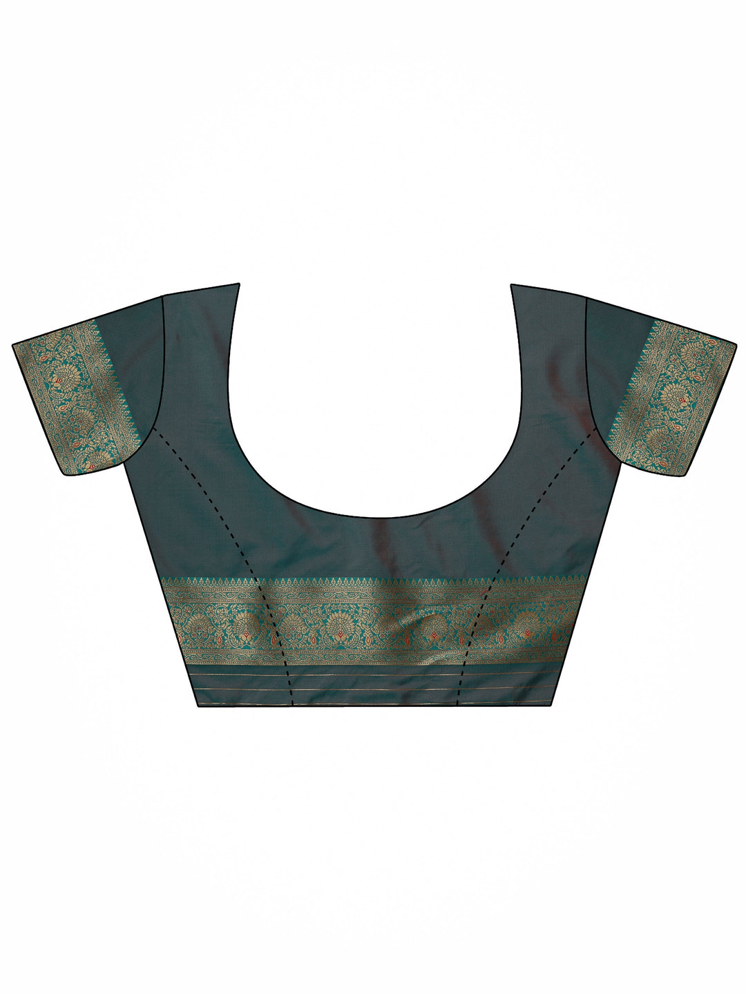 Pink Woven Design Banarasi Silk Blend Saree With Unstitched Blouse Piece