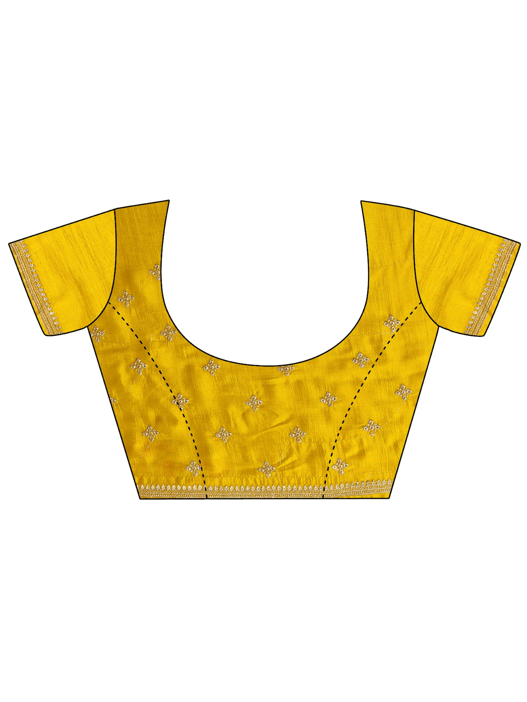 Turquoise blue Embellished Silk blend Saree With Unstitched Blouse Piece