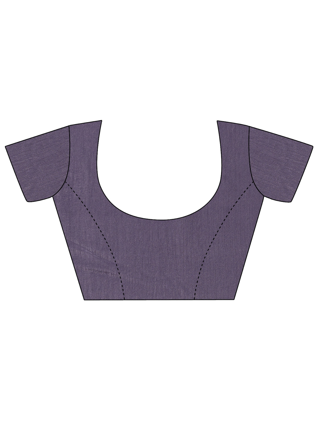 Lavender Embellished Silk Blend Saree With Unstitched Blouse Piece