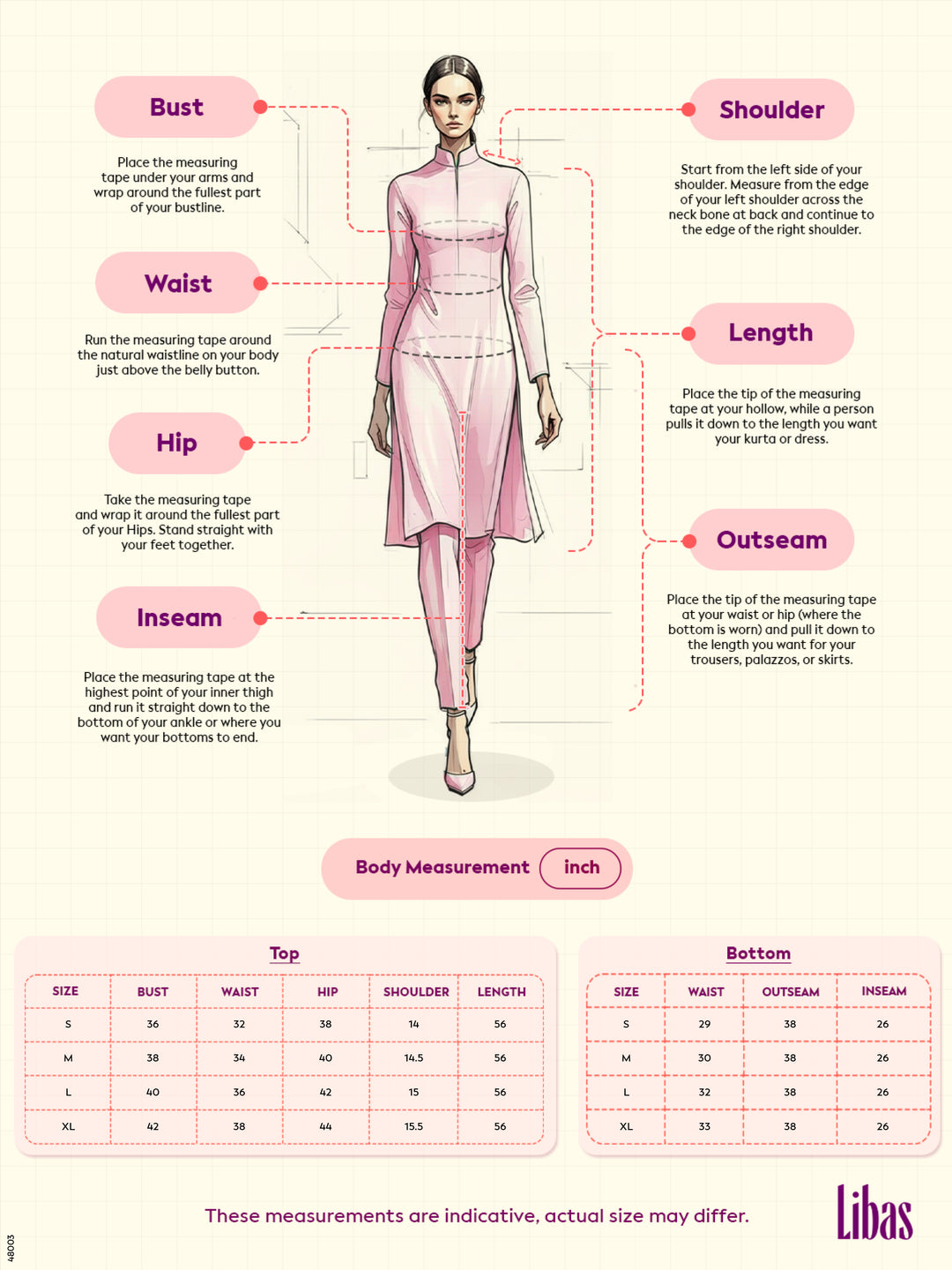 Libas Art Peach Embroidered Silk A-Line Kurta With Trousers & Dupatta