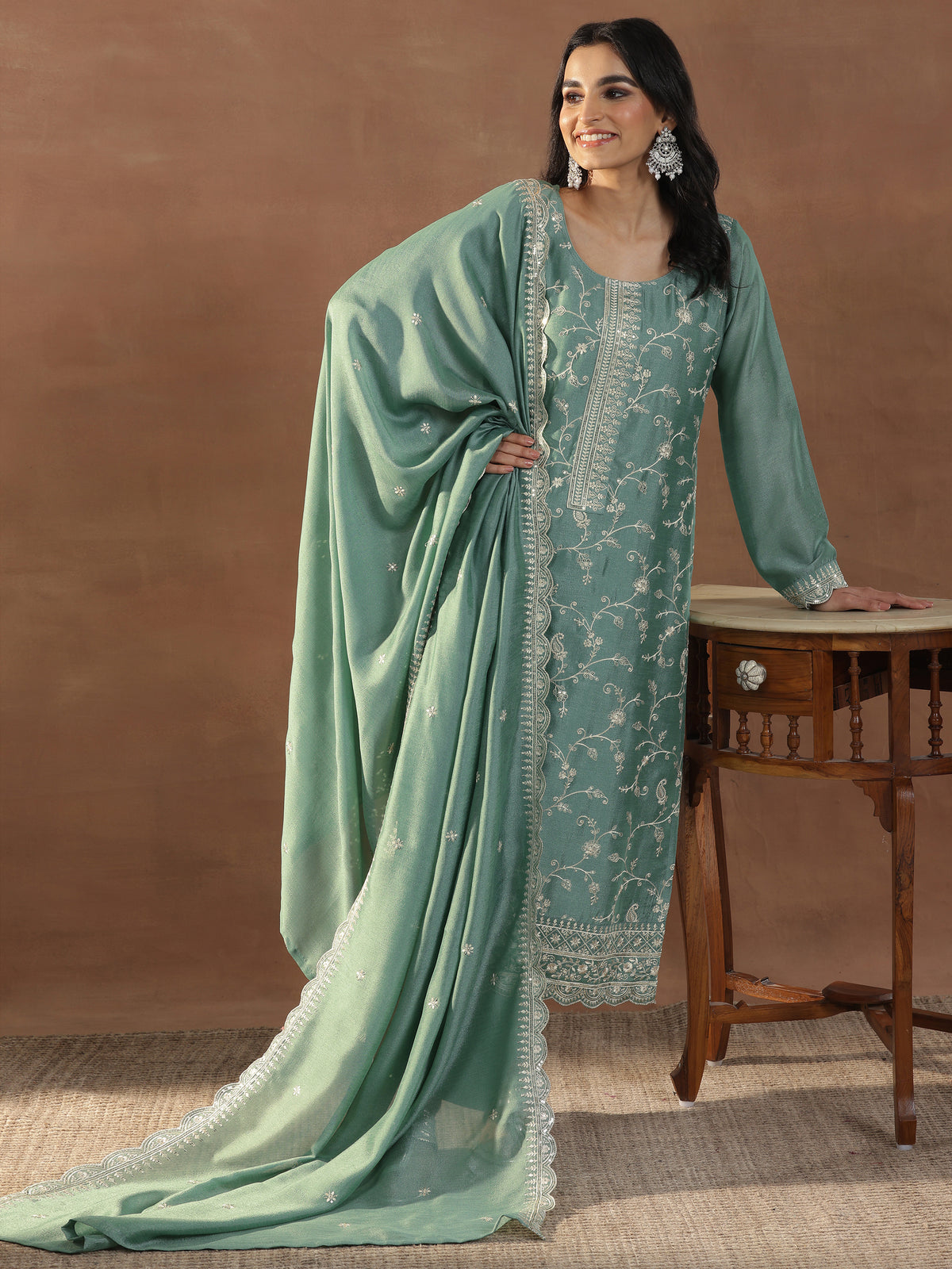 green-embroidered-silk-blend-straight-suits-with-dupatta