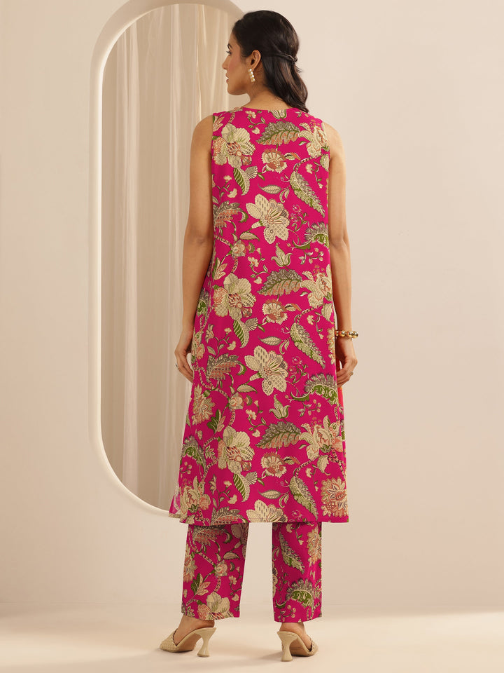 Pink Printed Rayon Co-Ord Sets