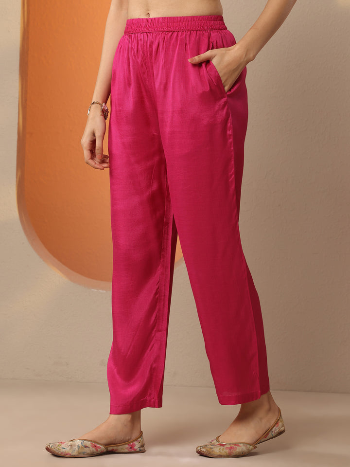 Multi Bandhani Printed A-Line Suit Set With Dupatta