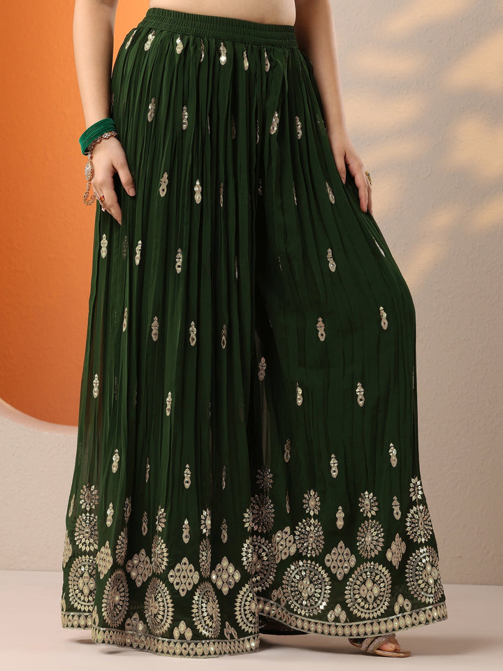 Libas Art Mustard Woven Design Georgette Straight Suit Set With Dupatta