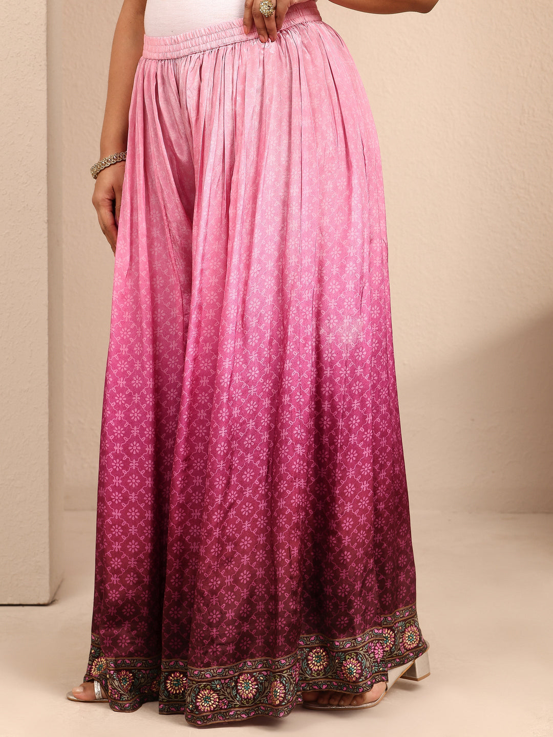 Plus Size Purple Paisley Embroidered Plus Size Clothing Crepe Straight Suit Set With Dupatta