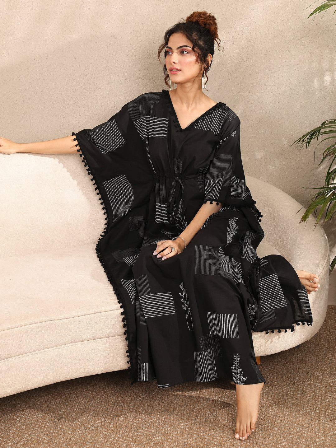 cotton kaftan night dress Indian Cotton Kaftan Women's Night Gown Handmade Floral Kaftan Dress Boho Maxi Women Dresses Bath Dress