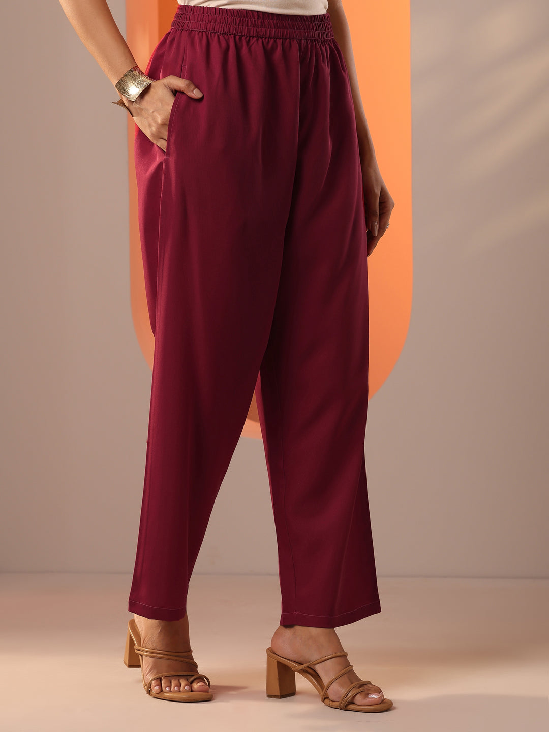 Pink Embellished Silk Blend Straight Suit Set With Dupatta