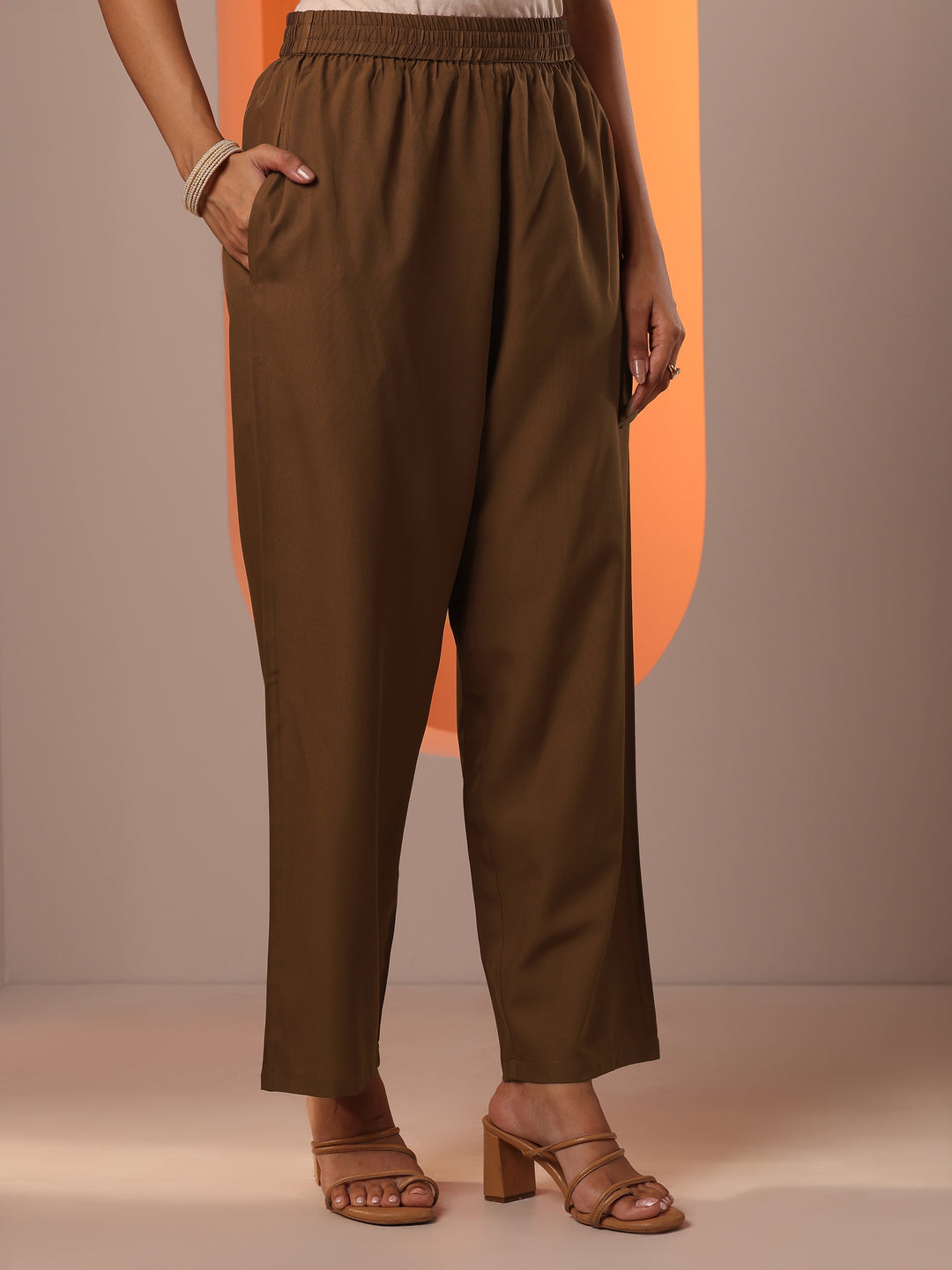 Mustard Printed Chinon Straight Suit Set With Dupatta