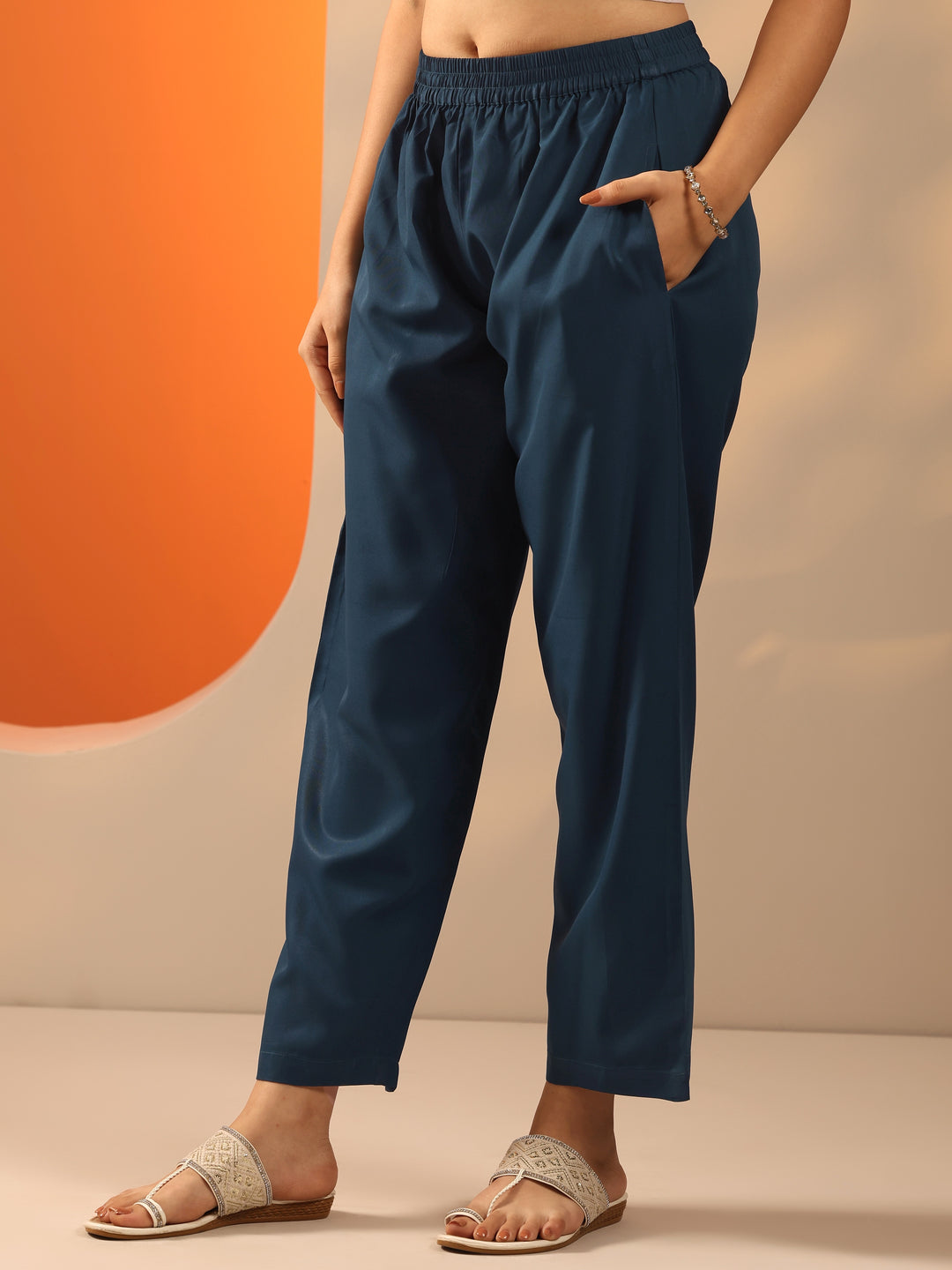 Beige Printed Silk Blend Straight Suit Set With Dupatta