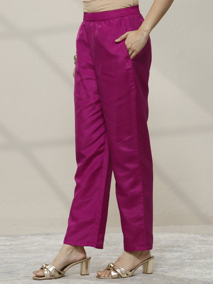 Pink Embellished Georgette Anarkali Suit Set With Dupatta