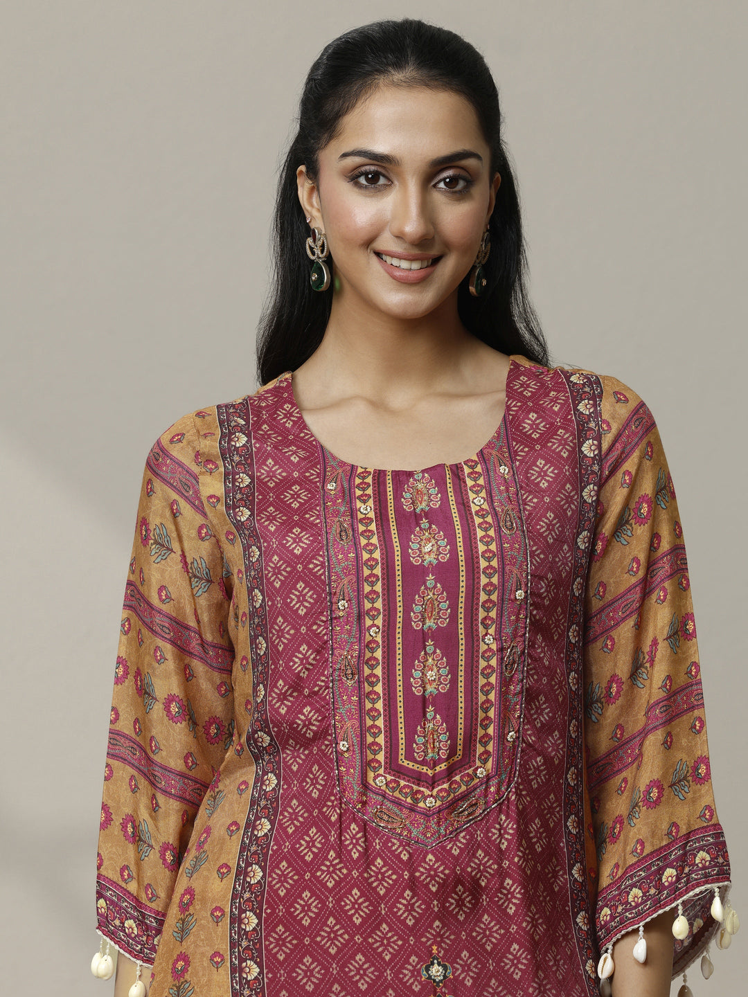 Mustard Printed Muslin Straight Suit Set With Dupatta