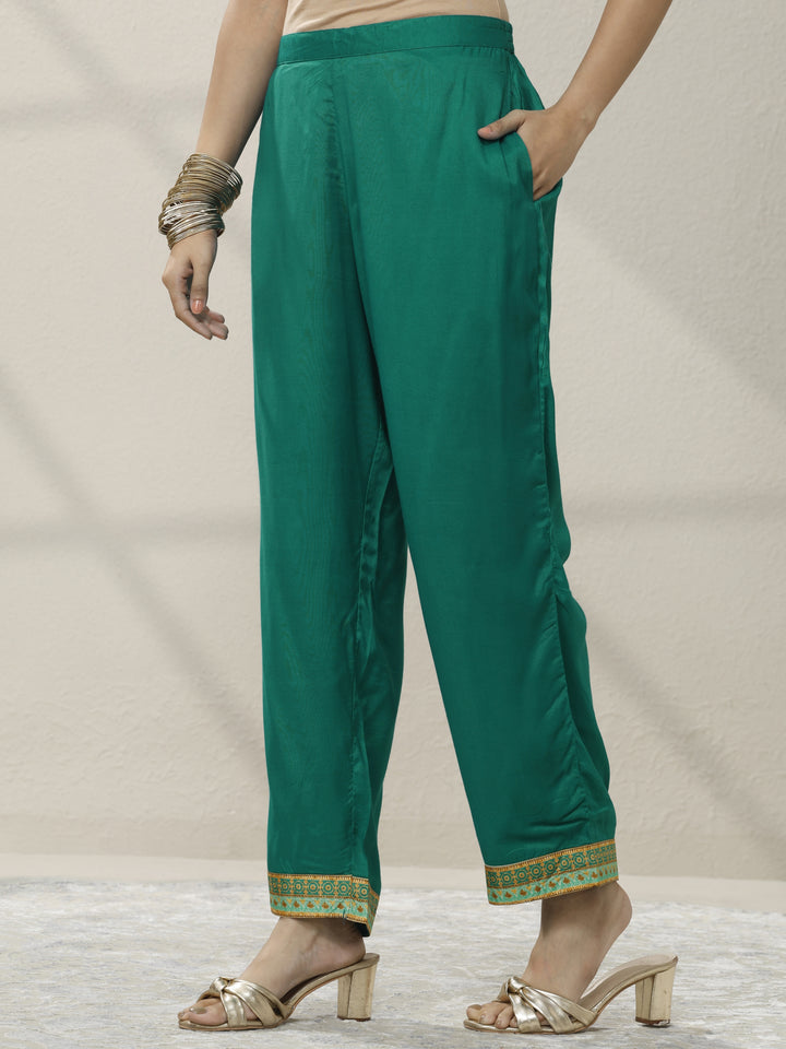 Cream Printed Organza Straight Suit Set With Dupatta