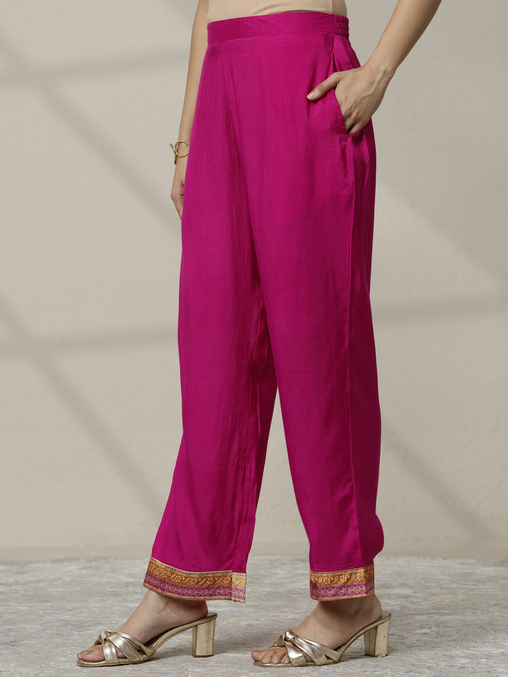 Cream Printed Organza Straight Suit Set With Dupatta