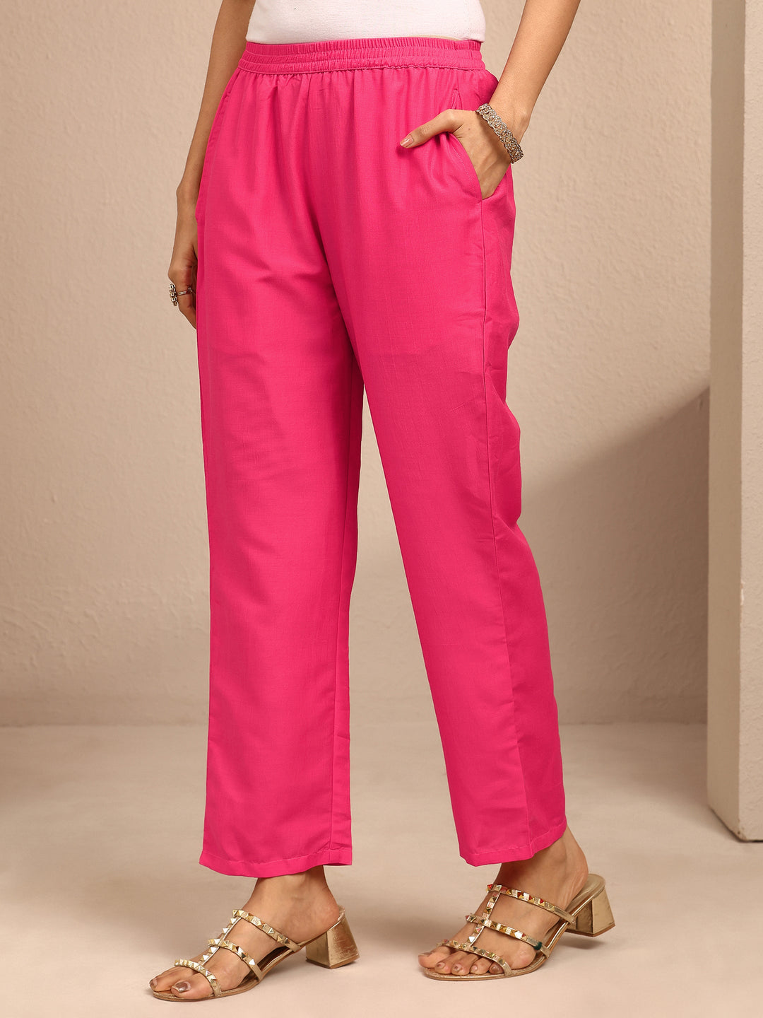 Multi Printed Silk Blend Straight Suit Set With Dupatta