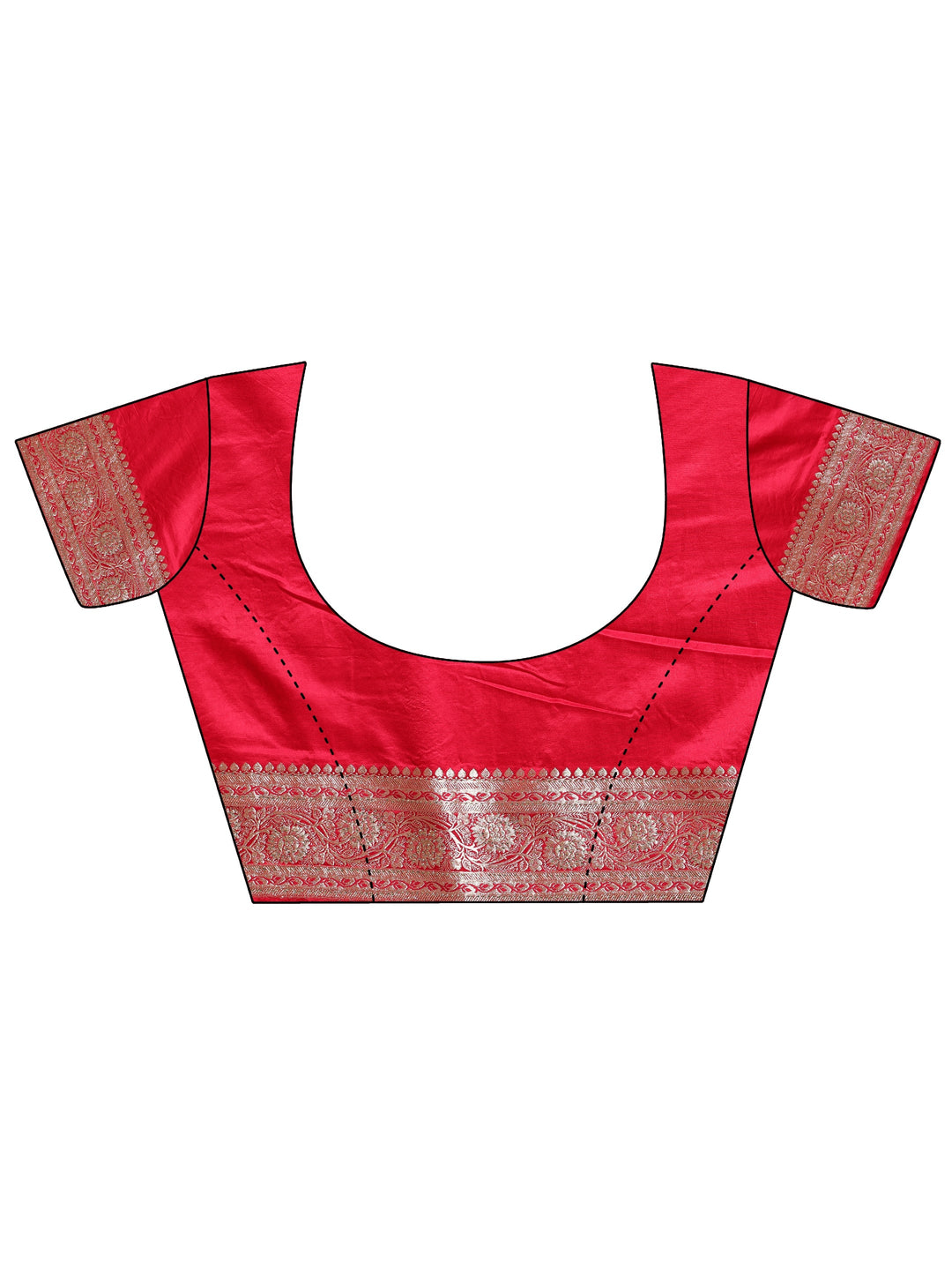 Libas Art Mustard Ethnic Woven Design Satin Saree With Unstitched Blouse Piece