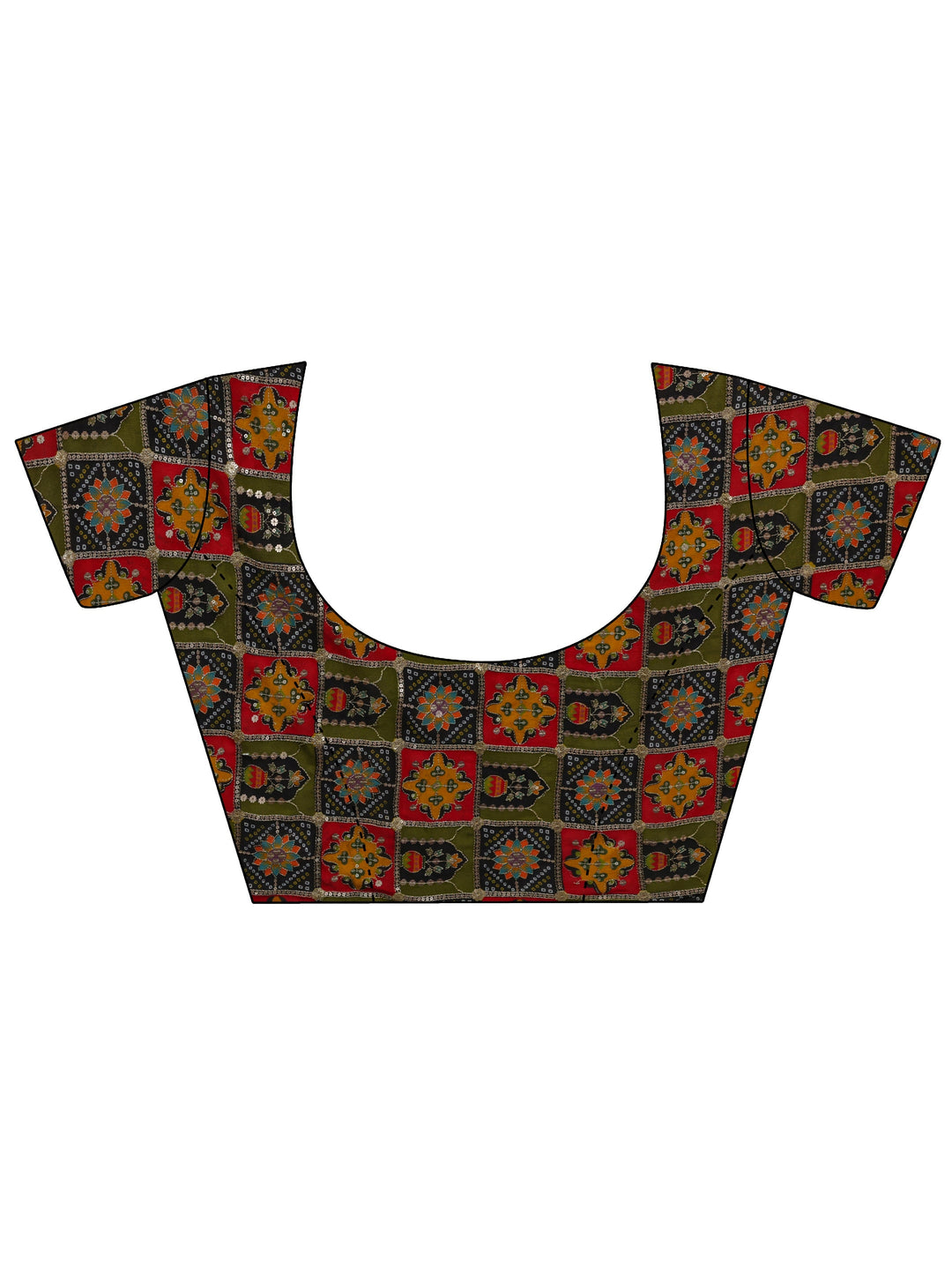 Black Solid Chiffon Saree With Unstitched Blouse Piece