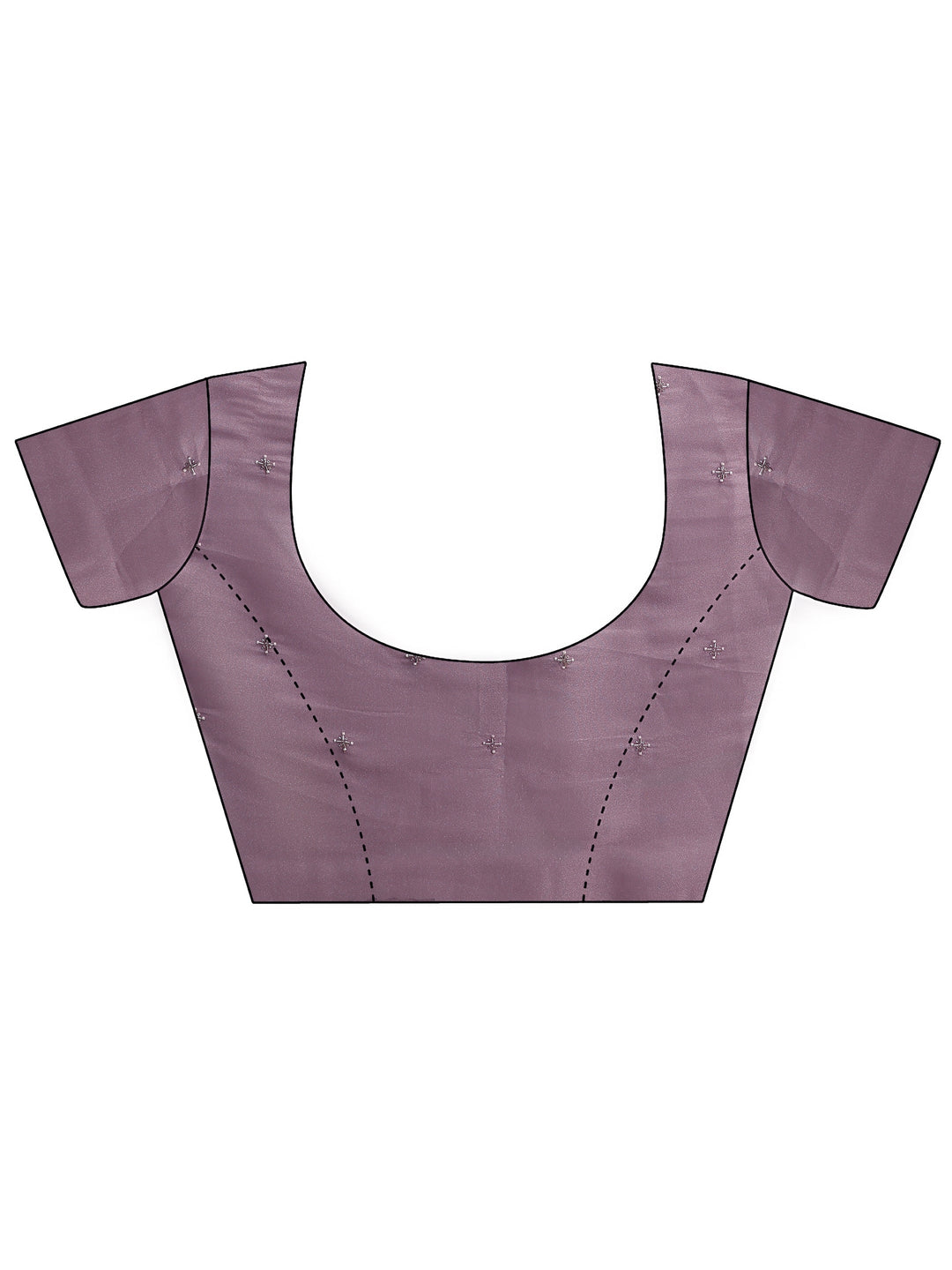 Lavender Embellished Tissue Saree