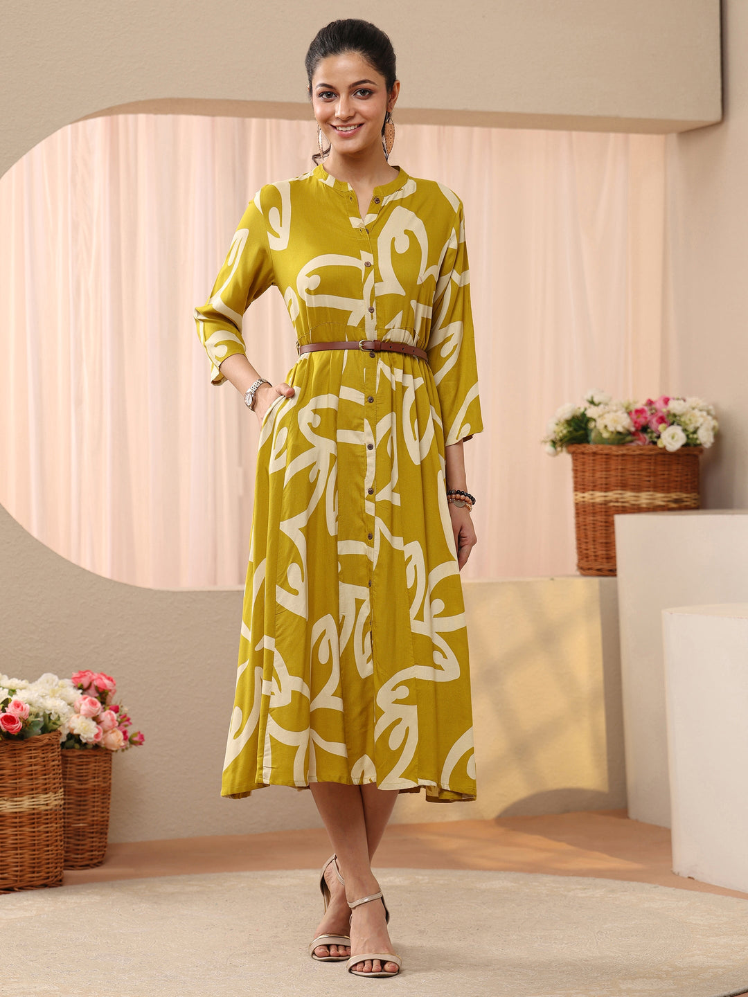 yellow mustard floral dress Mustard Floral Dress Yellow Floral Dress For Fall Blush Blooms