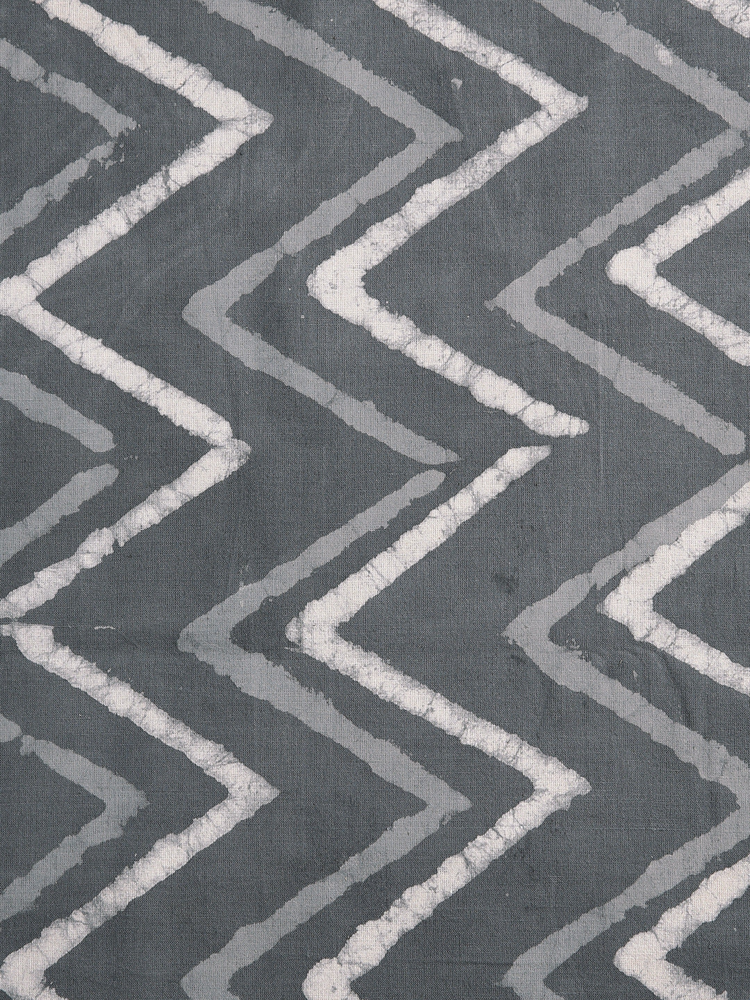 Grey Geometric Printed Dress Material With Dupatta