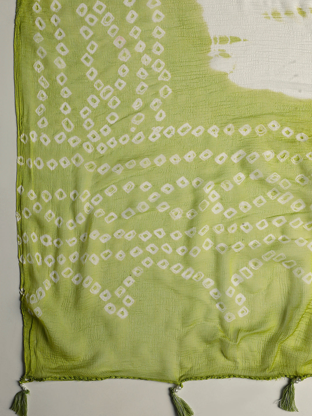 White Floral Printed Cotton Dress Material With Dupatta