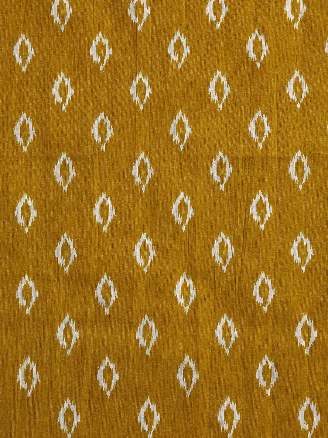 Yellow Ethnic Motif Printed Dress Material With Dupatta