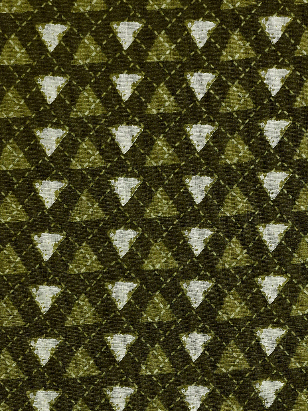 Green Floral Printed Cotton Dress Material With Dupatta