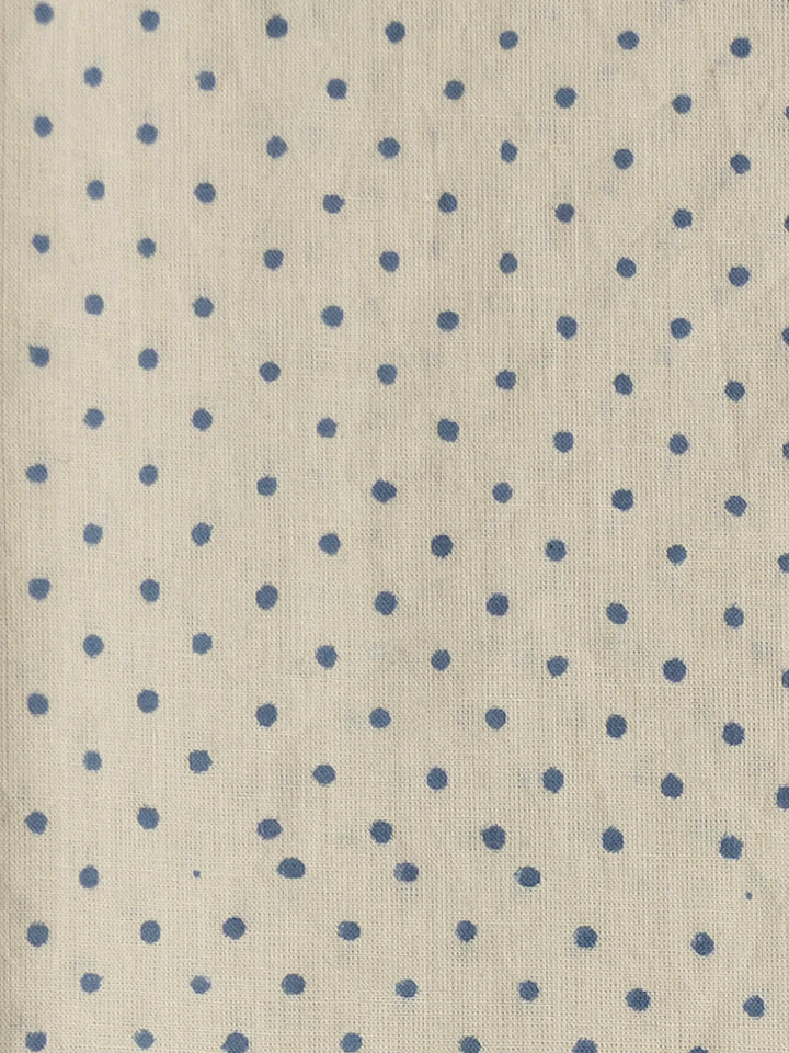 Off White Floral Printed Cotton Dress Material With Dupatta