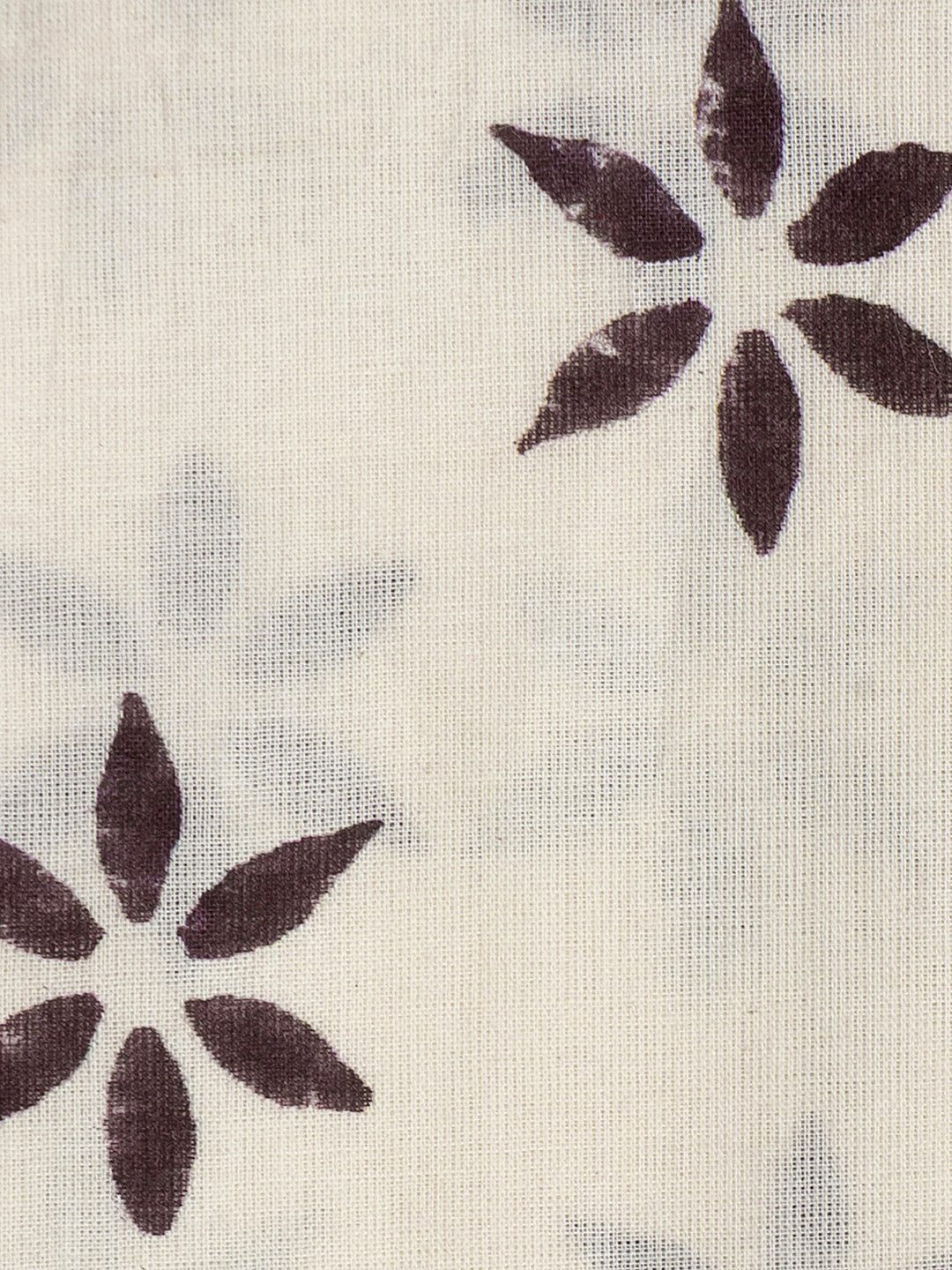 Burgundy Floral Printed Cotton Dress Material With Dupatta