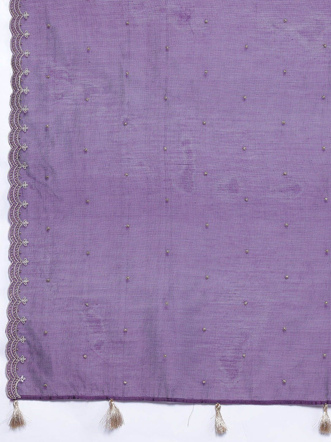 Wine Embroidered Chanderi Silk Straight Suit With Dupatta