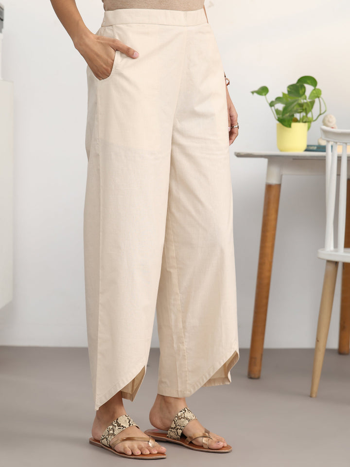 Libas Mustard Ethnic Motifs Printed Cotton Blend Straight Suit Set With Dupatta