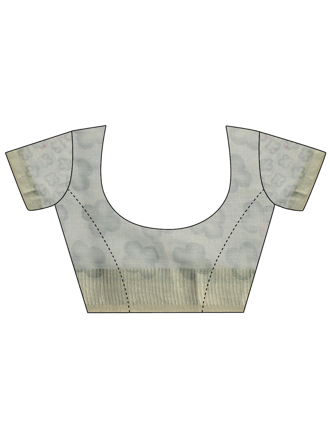 Blue Woven Design Silk Blend Saree With Unstitched Blouse Piece