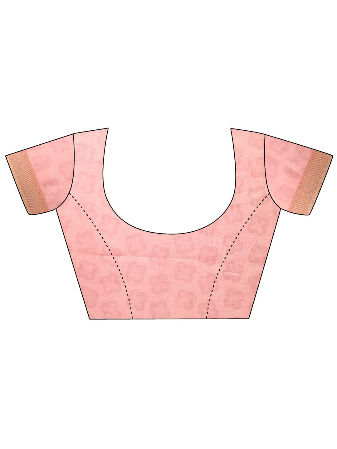 Pink Woven Design Silk blend Saree With Unstitched Blouse Piece