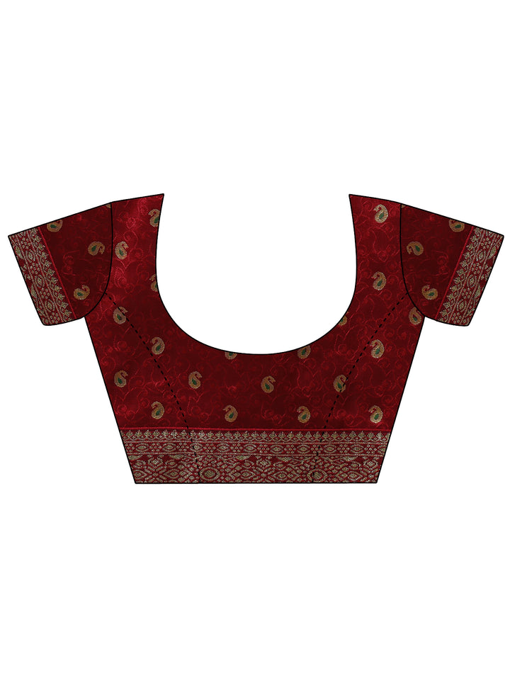 Yellow Bandhani Printed Georgette Saree With Unstitched Blouse Piece