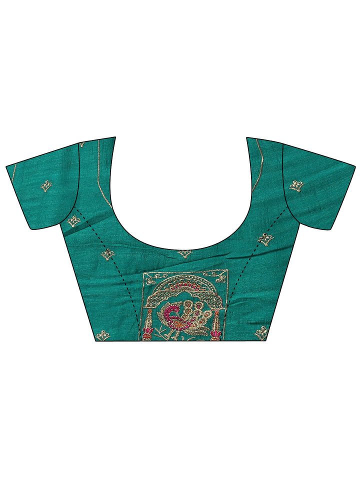 Pink Bandhani Printed Silk Blend Sarees With Unstitched Blouse Piece