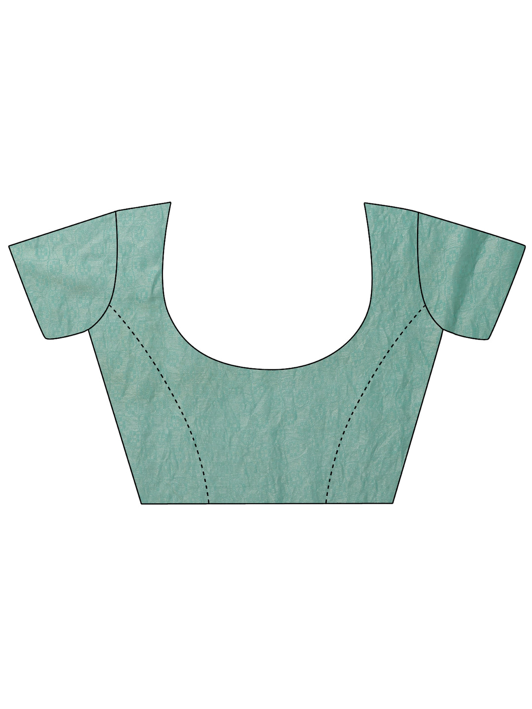 Green Embellished Chiffon Sarees With Unstitched Blouse Piece