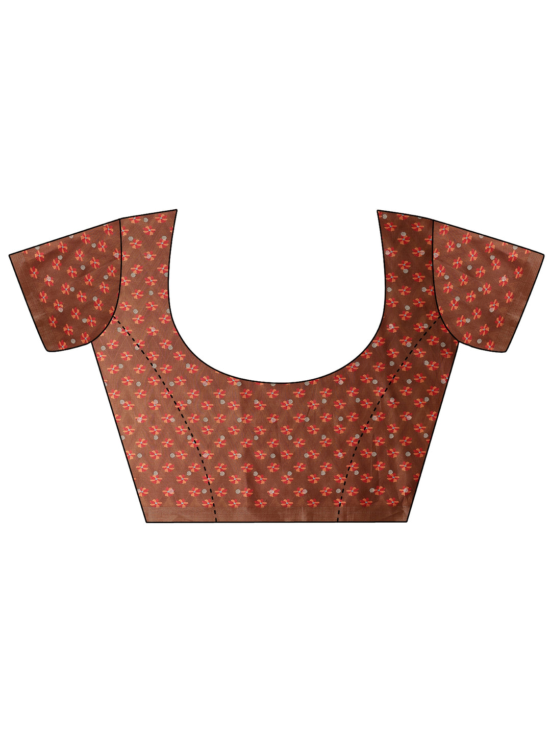 Multi Leheriya Printed Silk Blend Sarees With Unstitched Blouse Piece