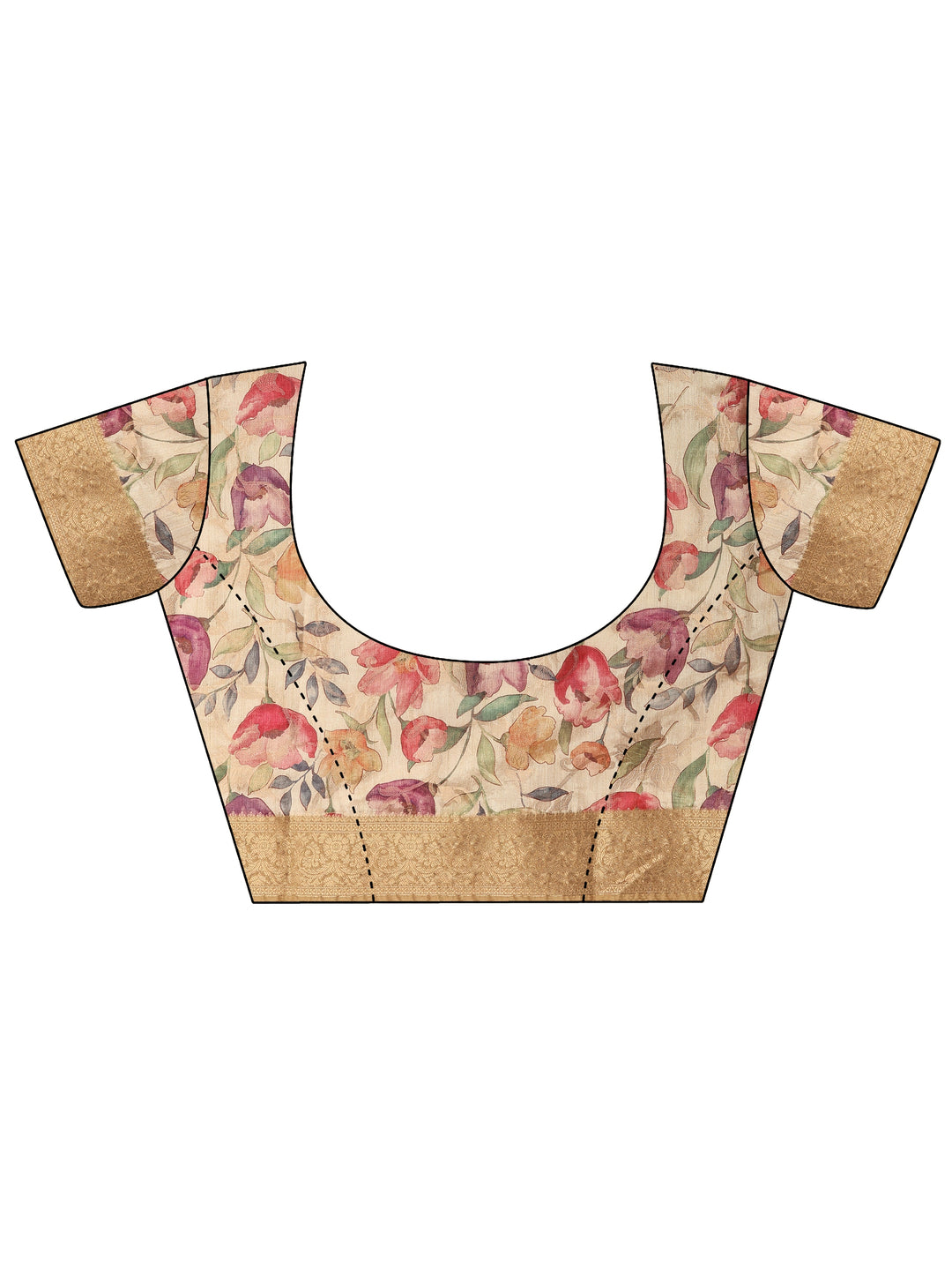 Mustard Woven Design Silk Blend Saree With Unstitched Blouse Piece