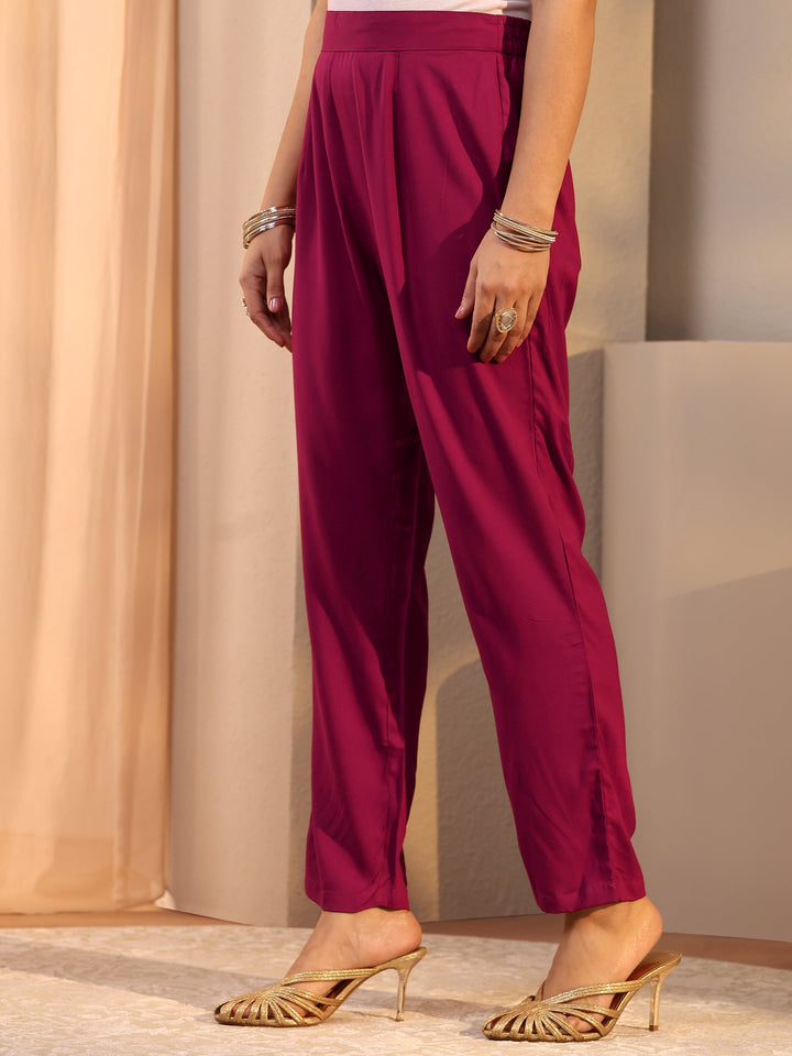 Pink Floral Printed Georgette A-Line Suit Set With Dupatta