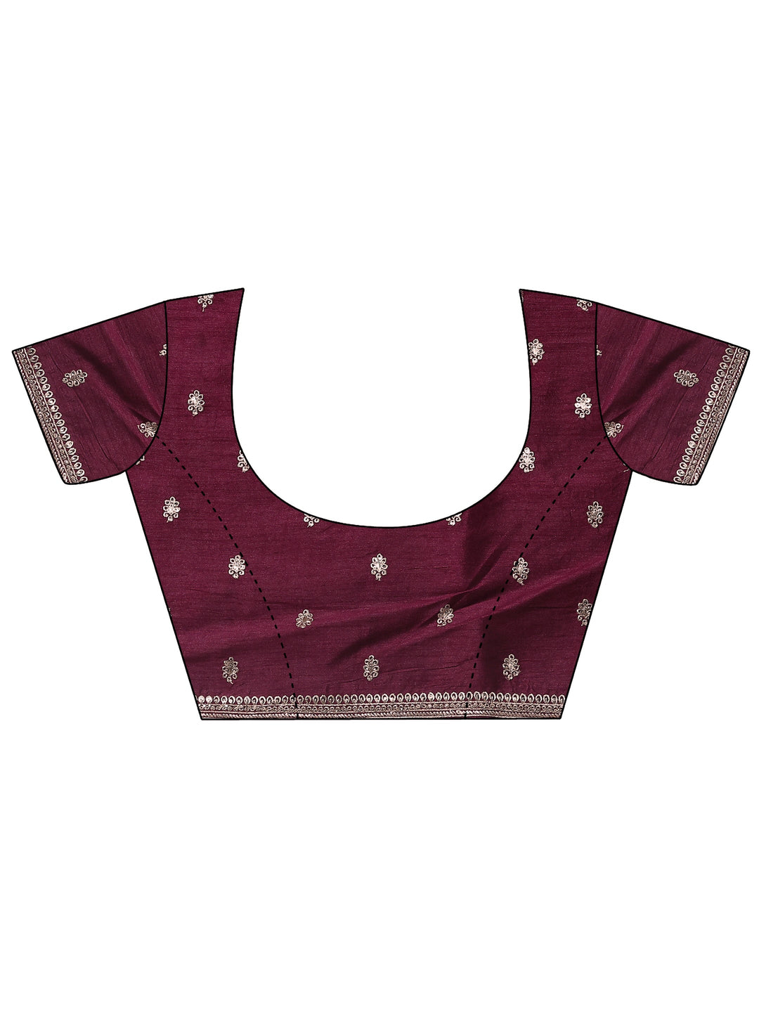 Pink Embroidered Organza Saree With Unstitched Blouse Piece