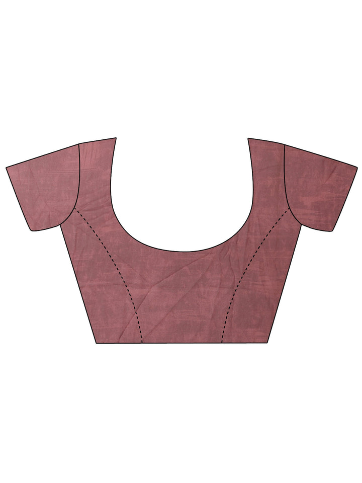 Maroon Leheriya Printed Georgette Saree With Unstitched Blouse Piece