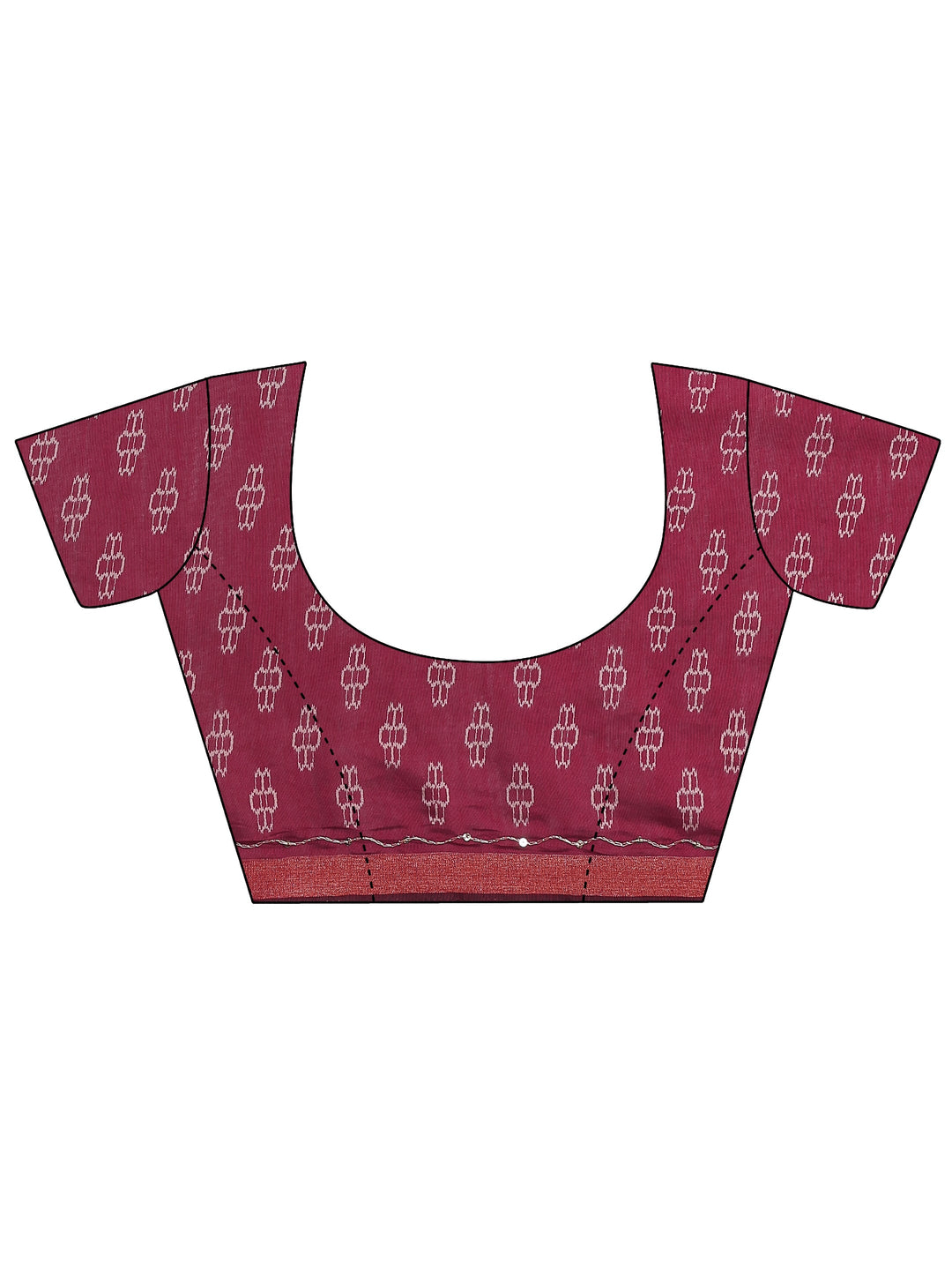 Green Solid Silk Blend Saree With Unstitched Blouse Piece