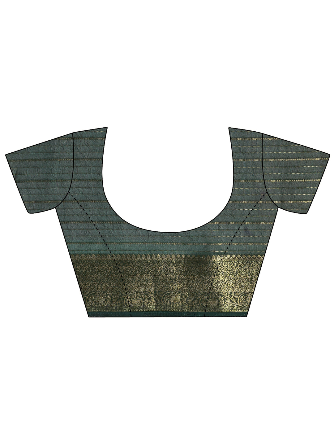 Mustard Woven Design Silk Blend Saree With Unstitched Blouse Piece