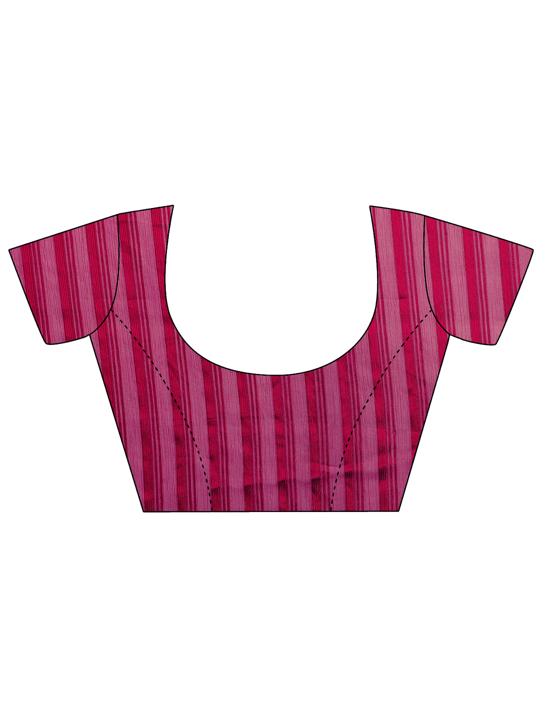 Pink Woven Design Chinon Saree With Unstitched Blouse Piece