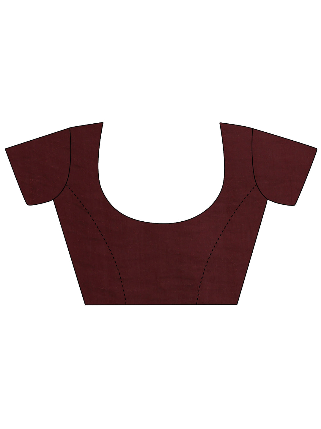 Maroon Embellished Organza Saree With Unstitched Blouse Piece