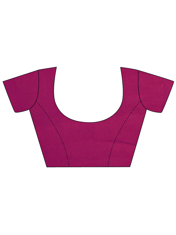 Pink Embellished Organza Saree With Unstitched Blouse Piece