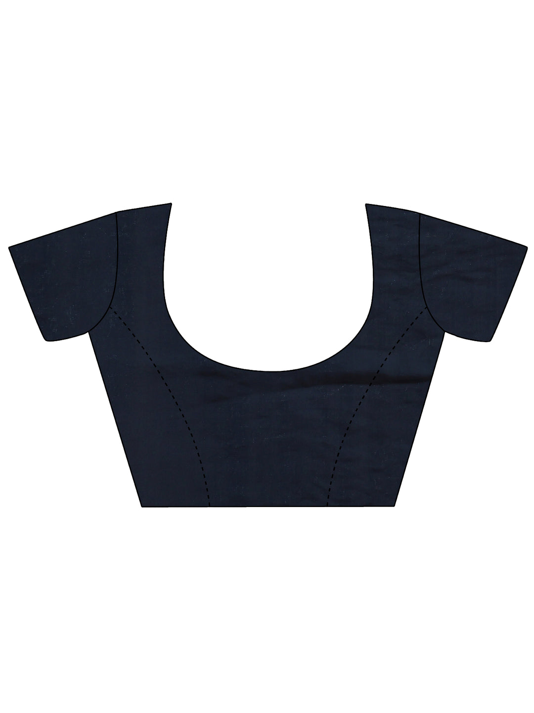 Blue Embellished Organza Saree With Unstitched Blouse Piece